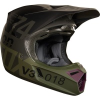 Fox Racing Fox V3 Draftr Charcoal Helmet Photo
