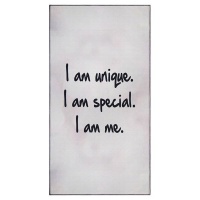 I am unique I am special I am me Status Rug 80x150cm Photo
