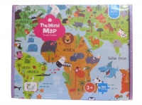 Totland The World Map Puzzle Games - 180 Pieces Photo