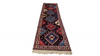 Very Fine Persian Yalemeh Carpet - 300cm x 80cm - Hand Knotted Photo