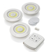 3 x COB/LED Lights with Remote Control Photo
