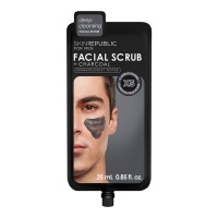 Skin Republic Men's Charcoal Facial Scrub - 25ml Photo