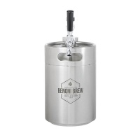 Benoni Brew Mini Beer Keg with Tap - 5L Photo