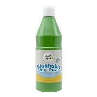 Jarmelo Washable Paint for Kids: Light Green - 500ml Photo
