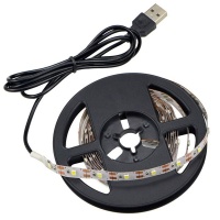 Gretmol LED Strip Lights Warm White USB Powered 5050 SMD - 5m Photo