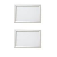 Varideals set of 2 Deluxe Aluminium A4 Easy Loader Poster Frames with Mitred Corners Photo
