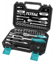Total Tools 45 piecess 1/4" Industrial socket set Photo