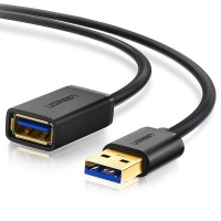 UGreen 2m USB3.0 M to F Extension Cab-BK Photo