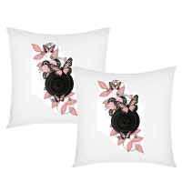 PepperSt - Scatter Cushion Cover Set - Flower Ribbon & Butterflies Photo
