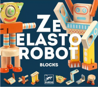 Djeco Wooden Elastic Robot - Ze Elastorobot Photo