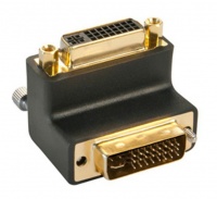 Lindy DVI-I Male To Female 90 Degree Up Adapter Photo