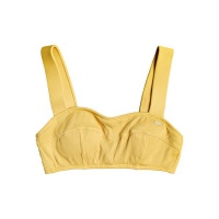 Roxy Mind of Freedom Brallet Women's Swimwear Top - Mineral Yellow Photo