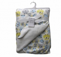 Mothers Choice Baby Blanket - "Blue Owl" Photo