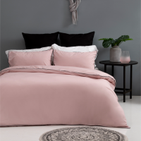 Horrockses Percale Dusty Pink Duvet Cover Photo
