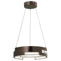 Bright Star Lighting 40 Watt Coffee Colour Hanging LED Ceiling Fitting with Polycarbonate Cover Photo