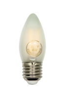 Zebbies Lighting - E27 Frosted 4W LED Filament Candle Daylight Photo