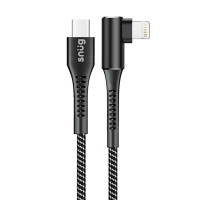 Snug O-Copper MFI To Type-C Cable With Stand 60W-Black/Silver Photo