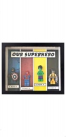Kika Crafts Daddy Our Super Hero - Fathers Day Boxed Frame Gift Set Photo