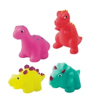 Dinosaurs Bath Toys - Set of 4 Photo