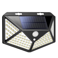 Solar Powered 114 LED Wall Light With Motion Sensor-Q-L433 Photo