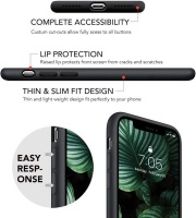 CellTime iPhone X / XS Silicone Shock Resistant Cover - Black Photo