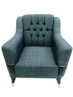 Decorist Home Gallery Diamond - Grey Single Sofa Photo