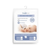 Snuggletime Stay Safe Fitted Sheet - Size: Large Camp Cot Photo