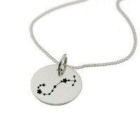 Scorpio Constellation Sterling Silver Necklace Photo