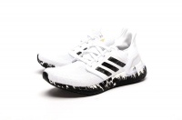 adidas Women's UltraBoost 20 Running Shoes - Cloud White/Black Photo