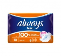 Always Sanitary Pads Maxi Plus - 10 Pack Photo