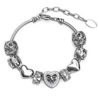 Destiny Naomi Charm Bracelet with Swarovski Crystals Photo