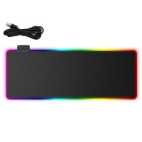 RGB Colourful Gaming Mouse Pad - Extra Large - Black Photo