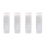 TRENDZ Pack of 4 - 1.9L food canisters Photo