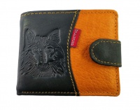 Men's Wallet Genuine Leather Black 861-05 Photo