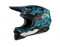 ONeal O'Neal 3 Series Ride Black & Blue Helmet Photo