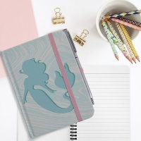 Bags Direct Eco Notebook with ballpoint pen Set with mermaid design Photo