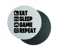 Graceful Accessories Eat Sleep Game Repeat Mouse Pad Photo
