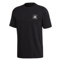 Adidas- Men's Must Haves Enhanced T-Shirt - Black Photo