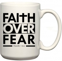 CustomizedGifts Faith Over Fear Coffee Mug Photo