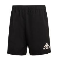 adidas Men's 3-Stripes Rugby Shorts - Black Photo