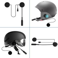 Bluetooth Motorcycle Helmet Earphones For Music Hands Free Call Photo