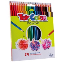 Toy Color Wooden Pencils: 24 Colours Photo