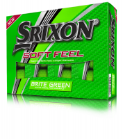 Srixon Soft Feel BRITE Golf Balls - Green Photo