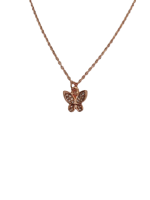 YALLI - Gold Butterfly Pendant Necklace Photo