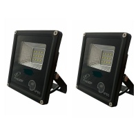 2 Pack - 10w Day Night Sensor LED Floodlight Photo