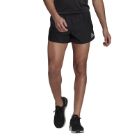 adidas Men's Fast Split Running Shorts - Black Photo