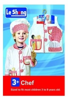 Chef Role Play Costume Set with Hat and Spoon - Deluxe Photo