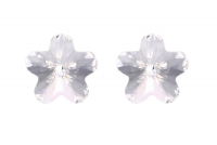 Xuping Crystal Sakura Flower Stud Earrings Photo