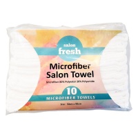 Salon Fresh Microfiber Towel White Photo