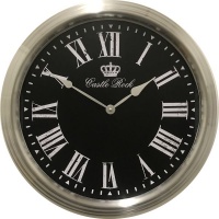 Century Clocks Paris Black Aluminium 40cm Photo